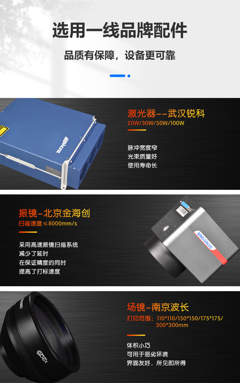 MZ-FM30-R光纖激光打標機(圖2) MZ-FM30-R光纖激光打標機(圖2)